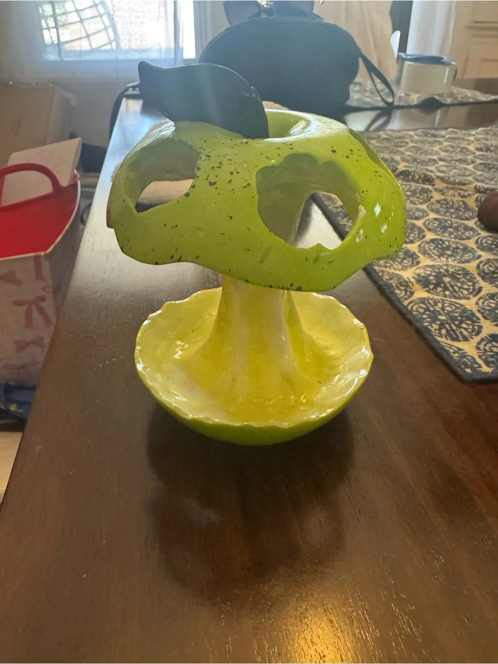 Apple toothbrush holder